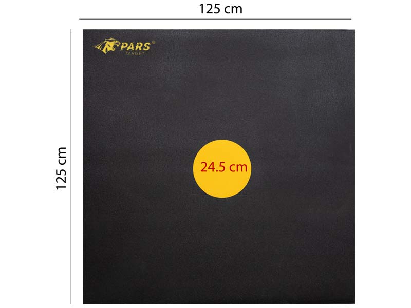 Pars%20Hedef%20Minderi%20125X125X14%20Cm%20Göbek%2024,5%20Cm%20Siyah