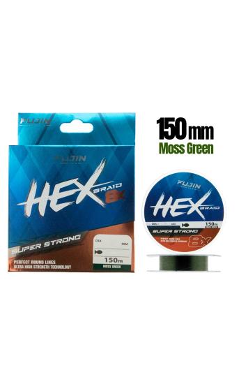 Fujin Hex 8X 150Mt. Moss green Pe Line - 0.18mm