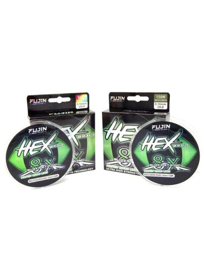 Fujin Hex Braid 8x 300mt Moss Green PE İp Misina - 0.14mm