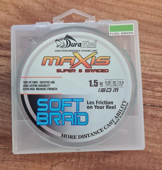 Duraking Maxis S.Soft  1.5 8x 150mt İp Misina - 0.20mm